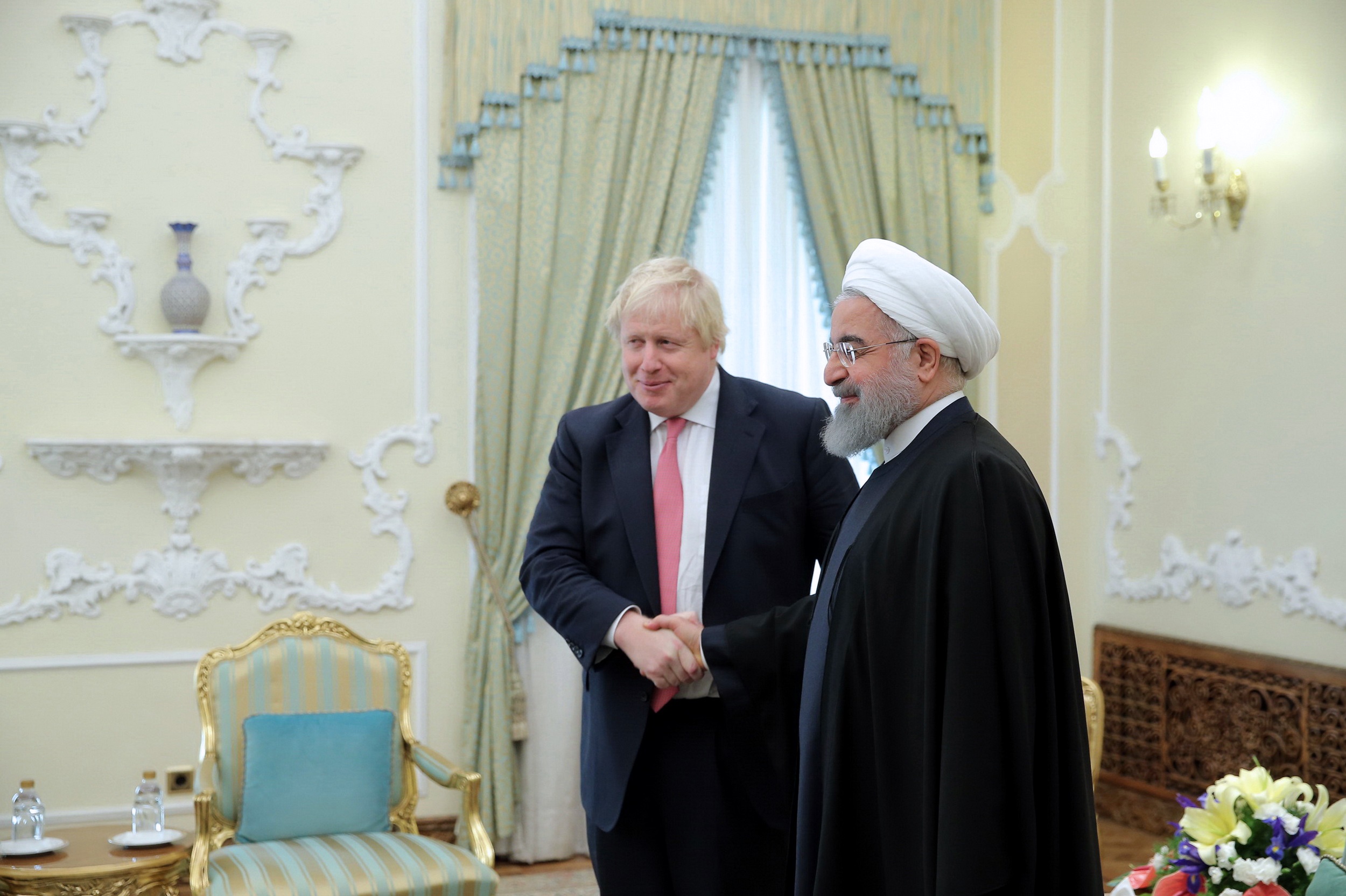 تصاویر | ﻿دیدار وزیر خارجه انگلیس با رئیس‌جمهور