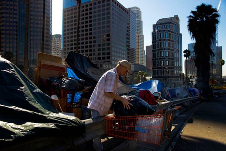 تصاویر | رکورد جدید بی‌خانمان‌های آمریکایی