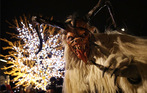 تصاویر | جشنواره ترسناک و عجیب آلمانی‌ها در آستانه کریسمس