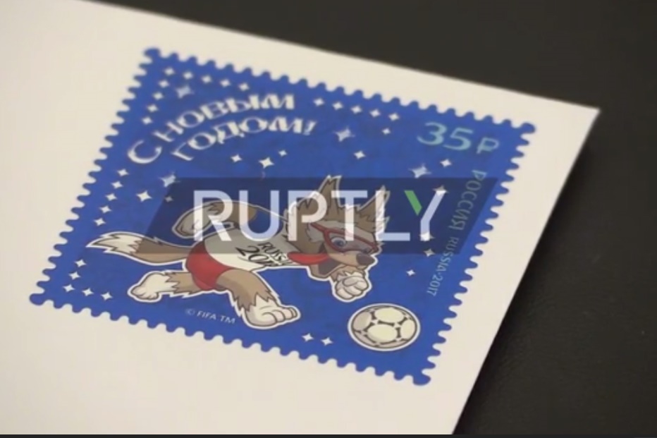 فیلم | رونمایی از تمبر ویژه جام‌جهانی در سن پترزبورگ