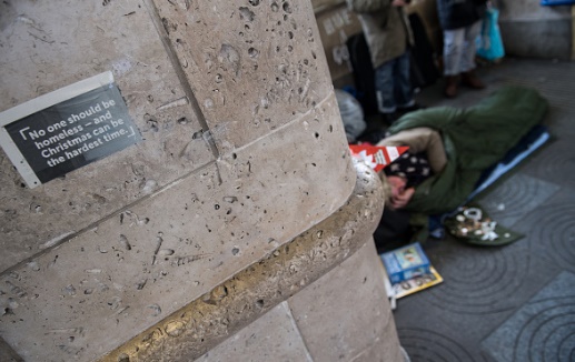 تصاویر | بی‌خانمان‌های انگلیس در آستانه کریسمس