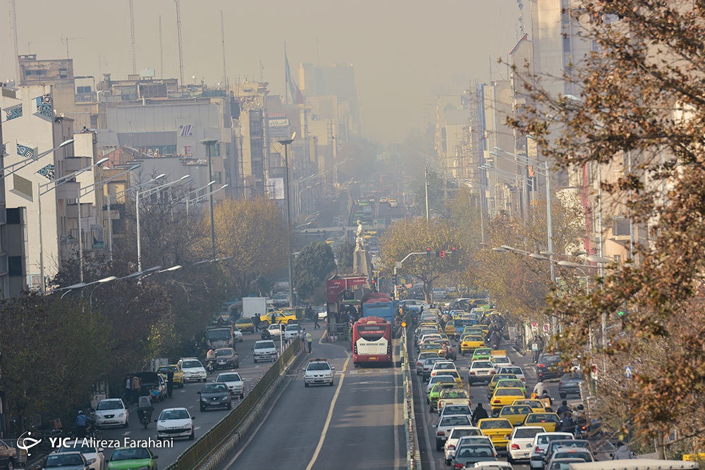 تصاویر | نمای پایتخت با شاخص آلودگی ۱۴۸