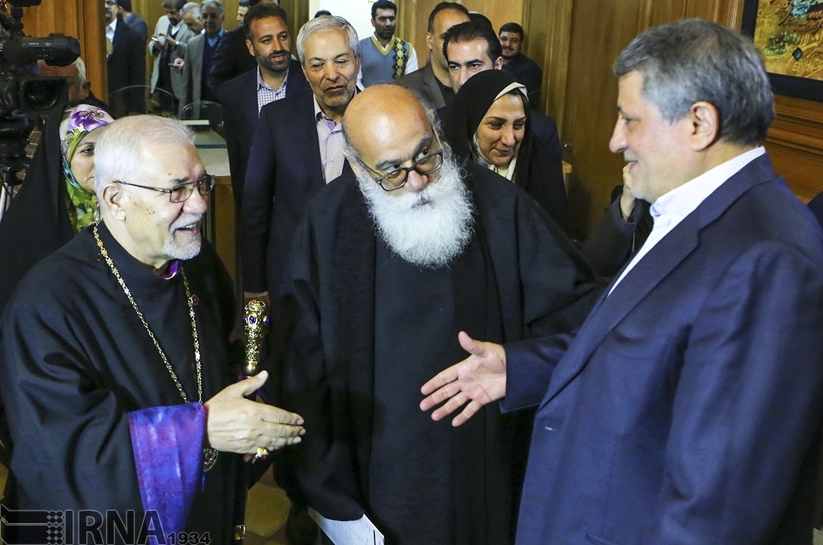 تصاویر | جلسه شورای شهر با حضور اسقف اعظم ارامنه تهران