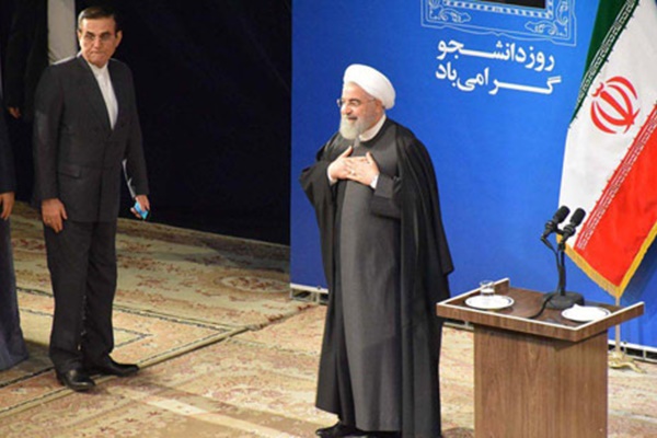 فیلم | روحانی: در مقایسه با ۸سال گذشته، امروز دانشگاه با صدای رساتری سخن می‌گوید