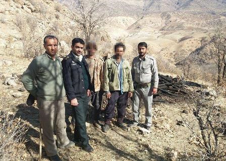 دستگیری متخلفان ایجاد کوره ذغال در منطقه جنگلی «هلن» شهرستان کیار