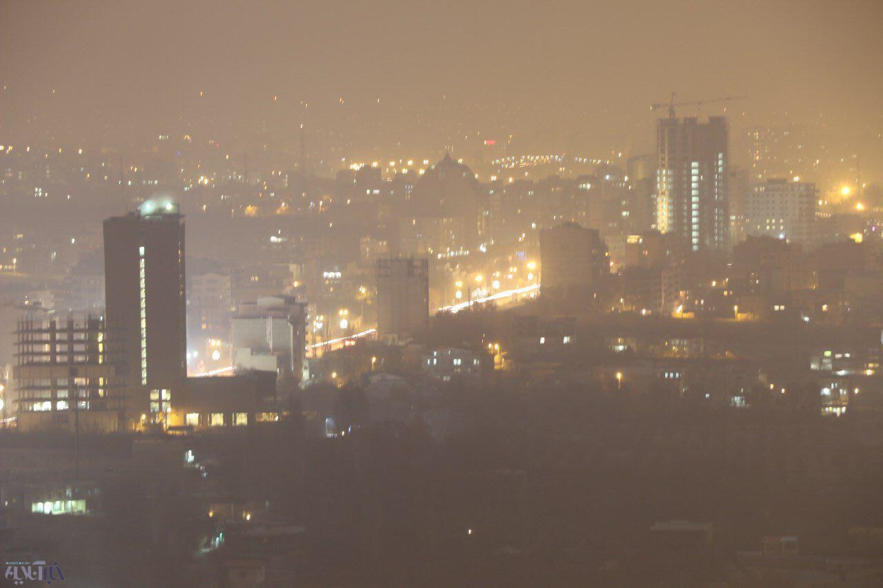 آلودگی هوای تهران برای پنجمین روز متوالی