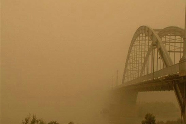 فیلم | گرد و غبار شدید در هوای اهواز