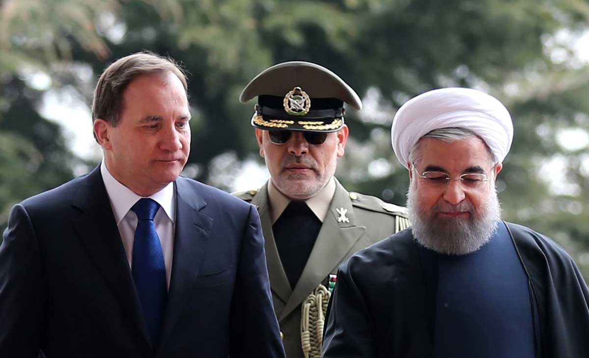 تصاویر | استقبال رسمی روحانی از نخست وزیر سوئد