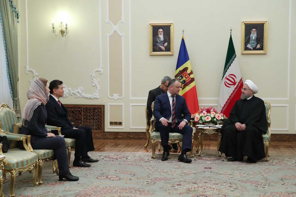 تصاویر | ﻿ دیدار رییس‌جمهور مولداوی با دکتر روحانی