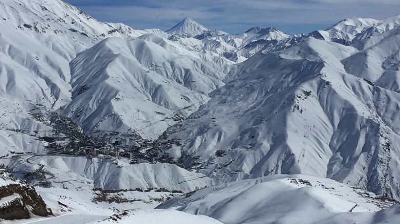 تصاویر | گزارش سی‌ان‌ان از پیست اسکی دربندسر | تصور می‌کنید اینجا اروپا یا آمریکاست 