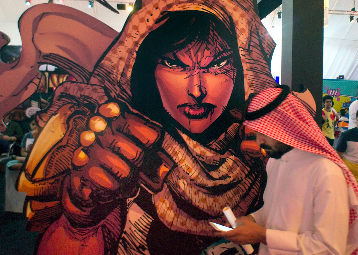 تصاویر | اولین جشنواره کومیک کان در عربستان‎