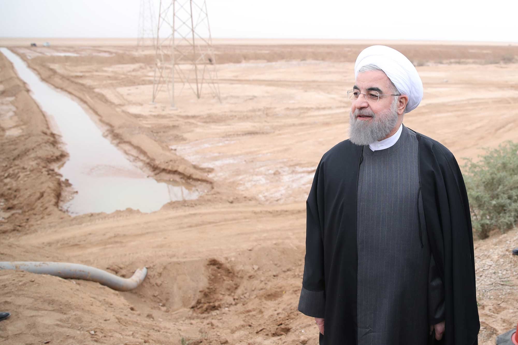 تصاویر |  رییس‌جمهور در خوزستان