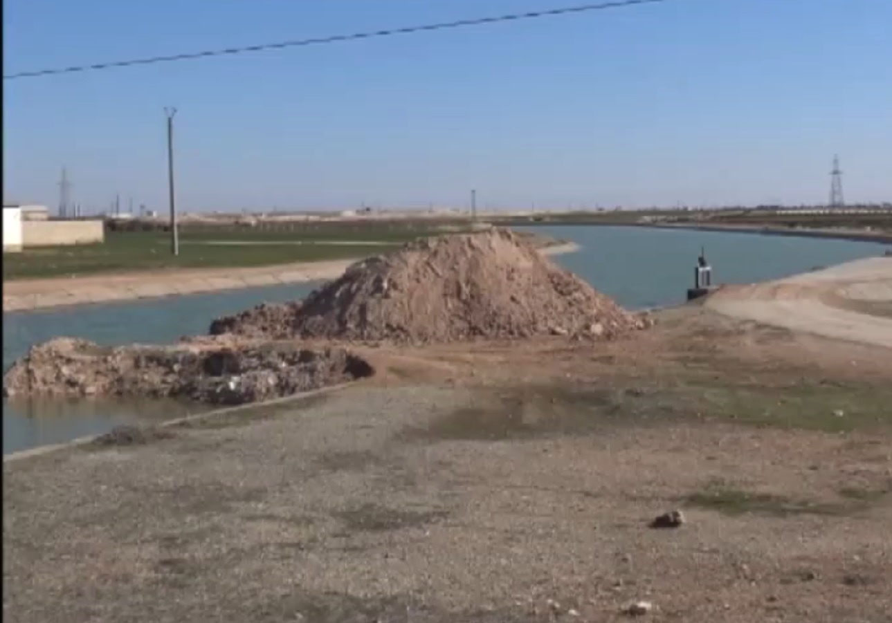 فیلم | غرق کردن روستاهای حلب در آب فرات توسط داعش
