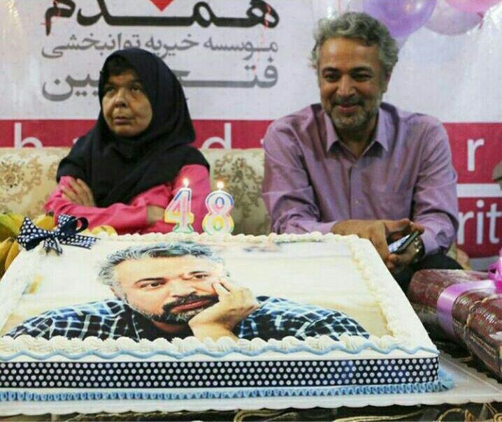 عکس | جشن تولد ۴۸ سالگی مرحوم حسن جوهرچی در یک مرکز خیریه در مشهد
