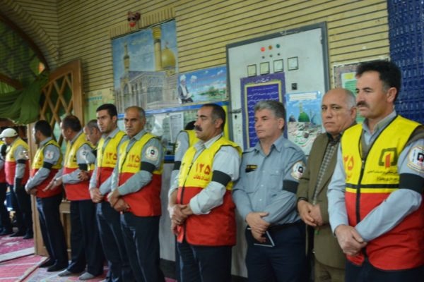 حضور مسئولان ارشد استانی در مراسم گرامیداشت شهدای آتش نشان در یاسوج