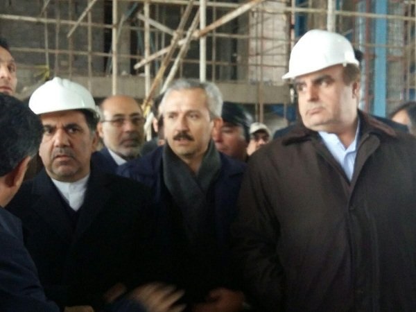 بازدید وزیر راه از پروژه ایستگاه راه‌آهن کرمانشاه/ آخوندی: اتفاقات بزرگی برای استان در راه است