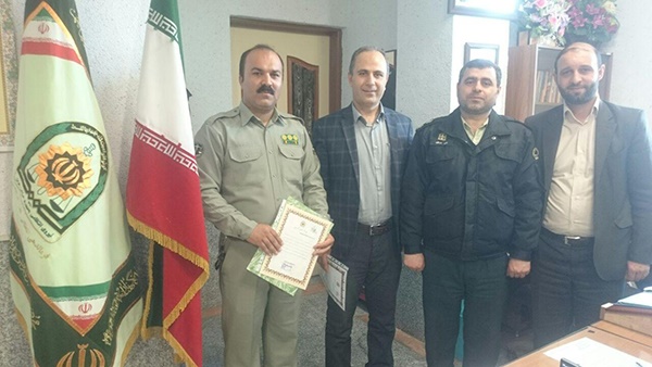 تقدیر فرمانده انتظامی شفت از رییس حفاظت محیط زیست این شهرستان
