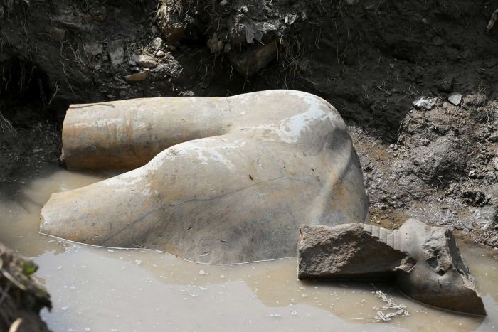 تصاویر | کشف مجسمه ۳۰۰۰ ساله بزرگترین فرعون حاکم بر امپراتوری مصر