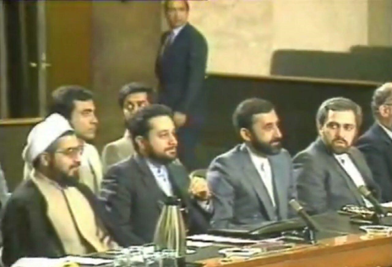عکس | حسن روحانی و ظریف در مذاکرات  قطعنامه ۵۹۸