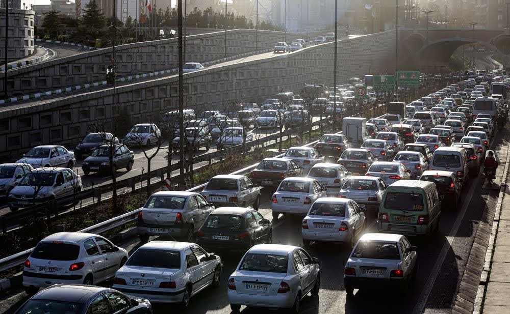 ترافیک سنگین در آزادراه کرج قزوین و محور کرج چالوس