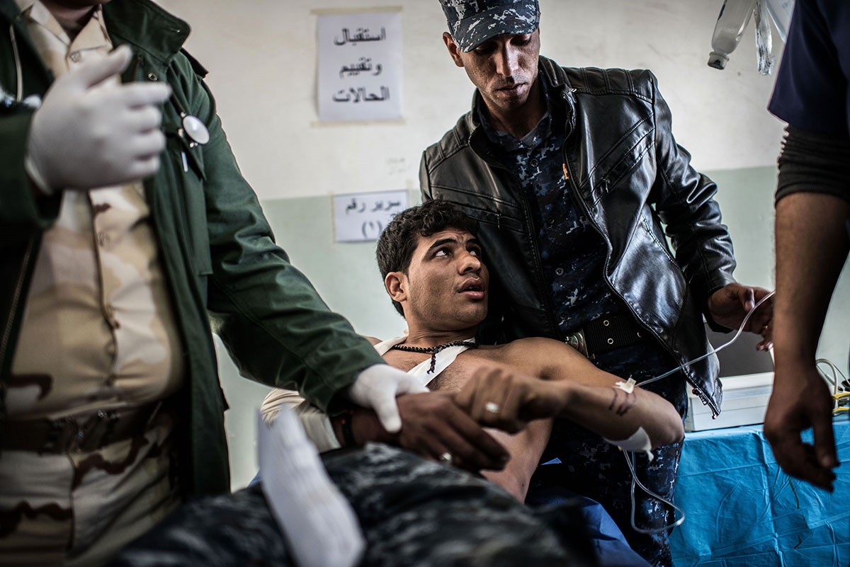 تصاویر | جنگ در غرب موصل و فرار شهروندان از آتش و خون