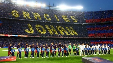 نام یوهان کرایوف بر استادیومی جدید در بارسلونا