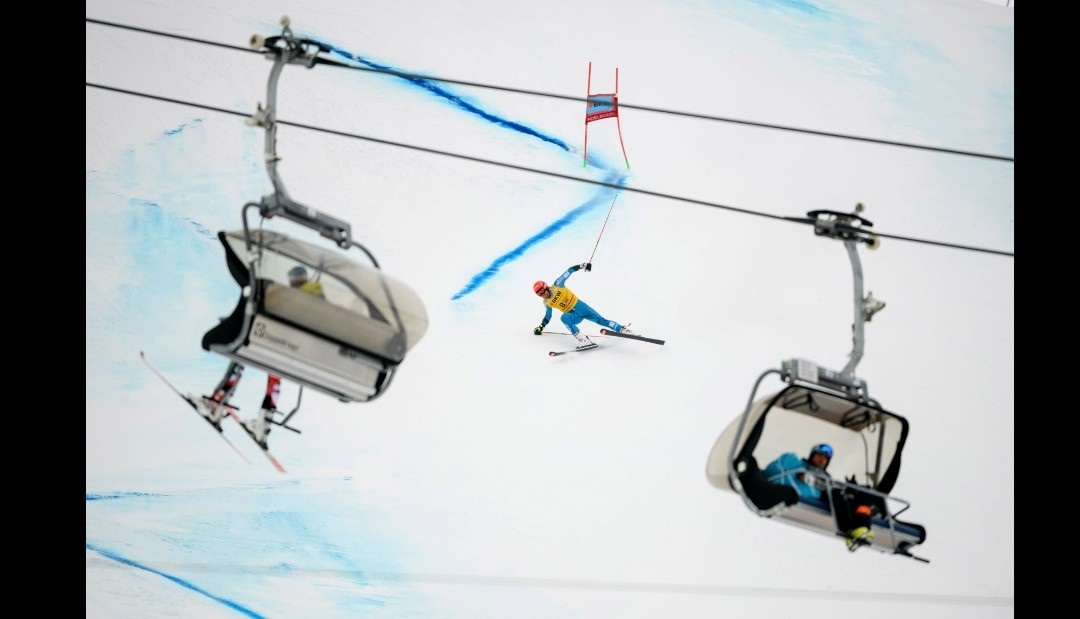 تصاویر | لحظات دیدنی جام‌جهانی اسکی آلپاین