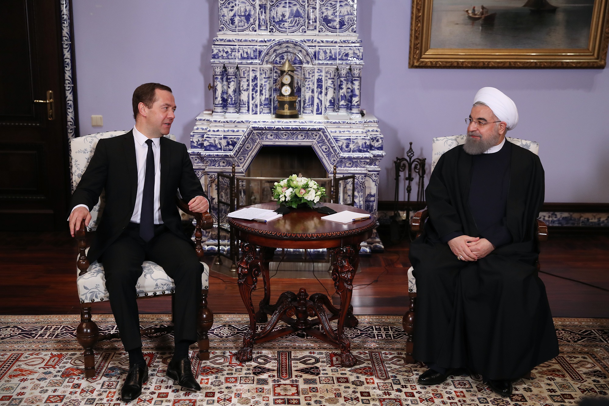 روحانی به مدودف: همکاری‌های ایران و روسیه در روند ثبات و امنیت منطقه موثر است