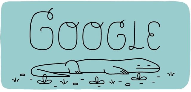 تغییر لوگو گوگل برای اژدهای کومودو