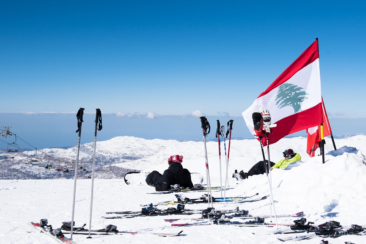تصاویر | قدیمی‌ترین پیست اسکی لبنان