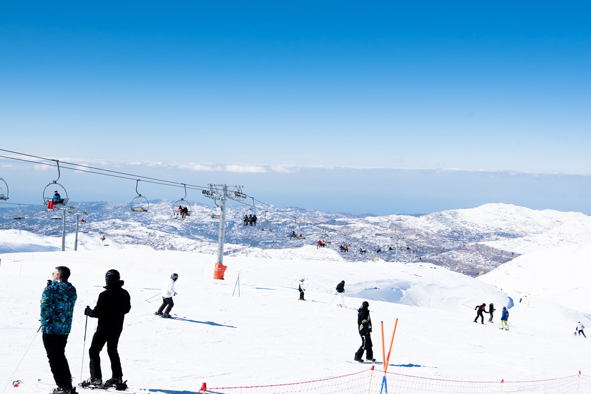 تصاویر | قدیمی‌ترین پیست اسکی لبنان