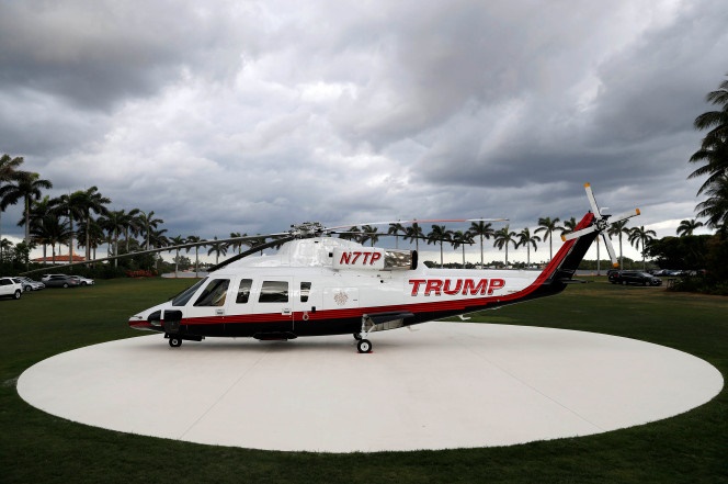 عکس | هلیکوپتر شخصی ترامپ که وی حق سوار شدنش را ندارد