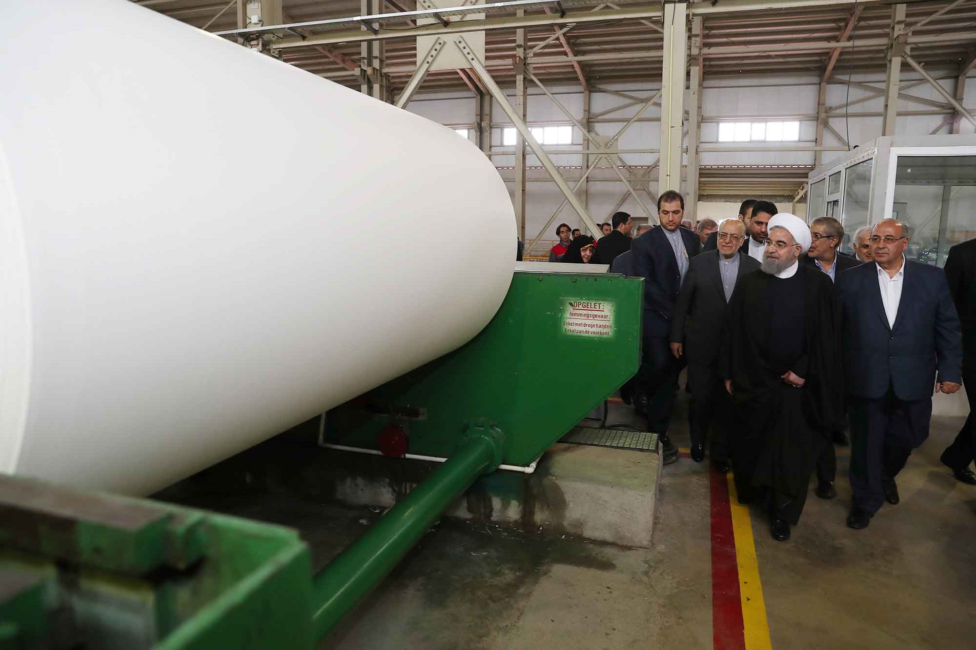 تصاویر | افتتاح پروژه‌های اقتصادی و اجرایی در مازندران با حضور رییس‌جمهور