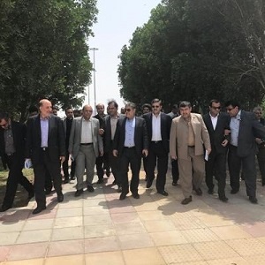 بازدید مدیران ارشد شهری و استانی از روند احداث اردوگاه شهید باکری 