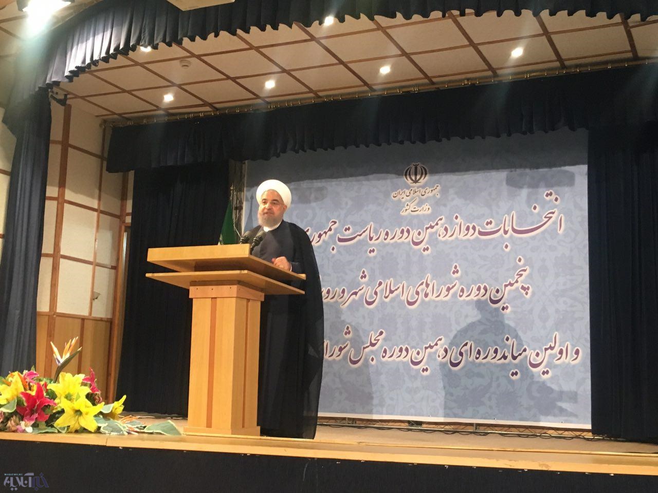 روحانی: دوباره برای‌ایران آمده‌ام/ ملت‌ خواهان ادامه‌ راه ماست