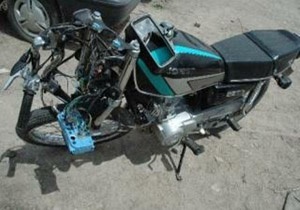 مرگ ۳ موتور سوار نوجوان بر اثر سقوط به دره