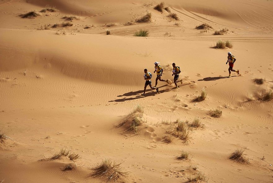 عکس | مسابقات بین‌المللی ماراتن صحرایی در مراکش