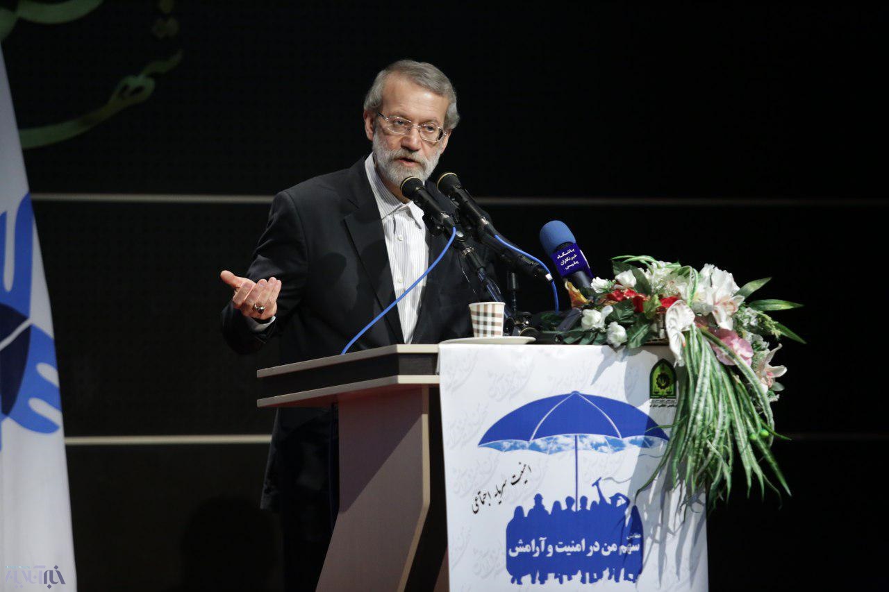 علی لاریجانی: مشارکت مردم و روحیه امیدواری،  امنیت را ارتقاء می‌دهد