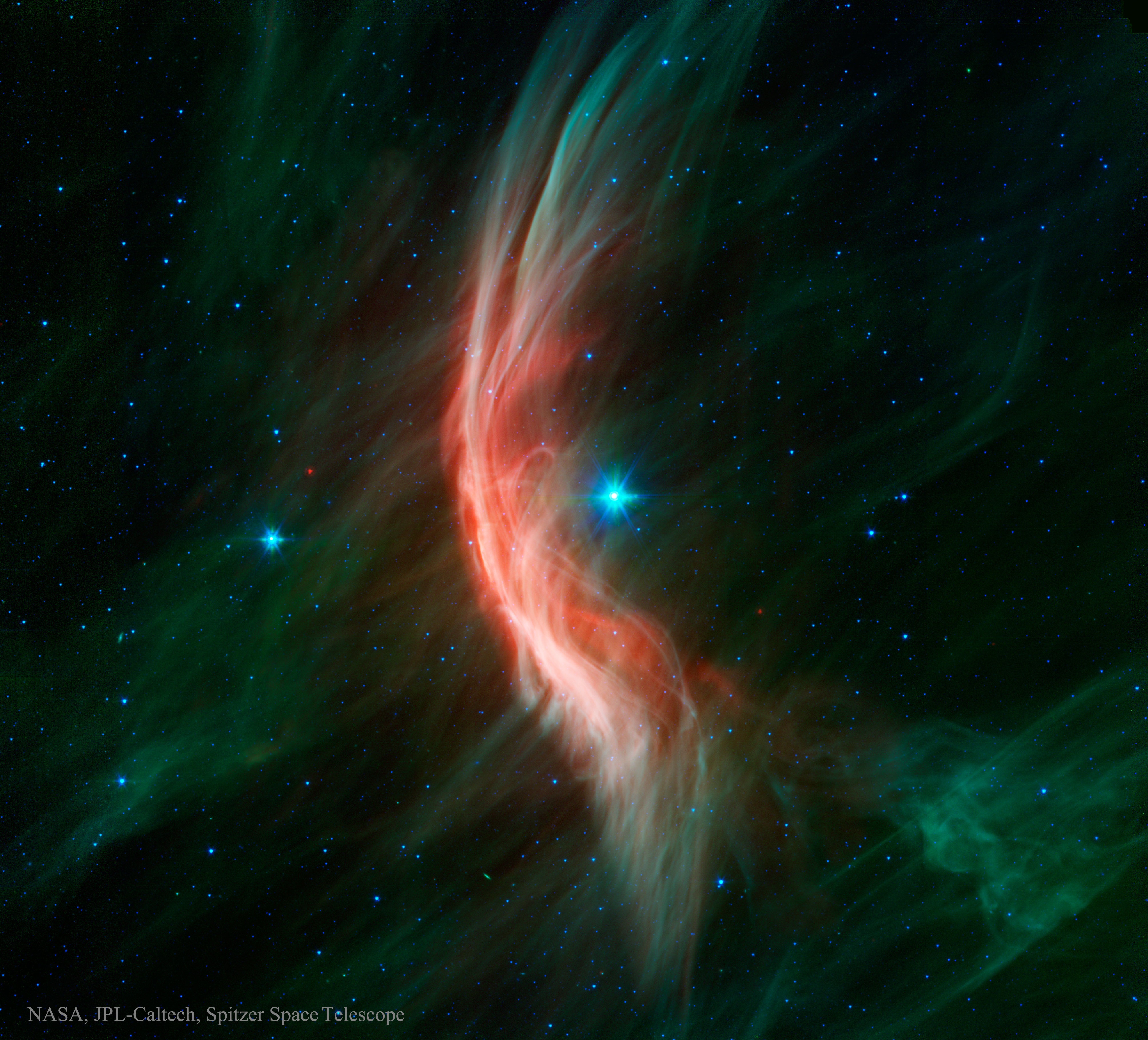 تصویری از یک ستاره فراری!/عکسی که ناسا منتشر کرد 