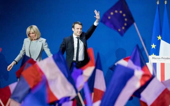 تصاویر | نامزد انتخابات فرانسه و همسری که ۲۴ سال از او بزرگتر است