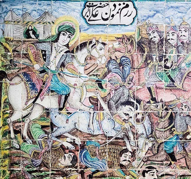 تصاویر | تکیه معاون‌الملک؛ شاهکار کاشی‌کاری ایران