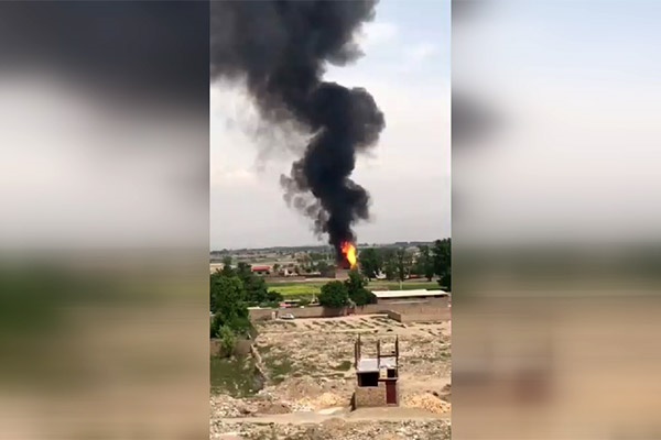 فیلم | انفجار چند کپسول گاز در ورامین در کمتر از یک دقیقه