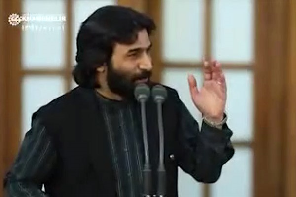فیلم | شعر صابر خراسانی پیش از سخنرانی نوروزی رهبرانقلاب 