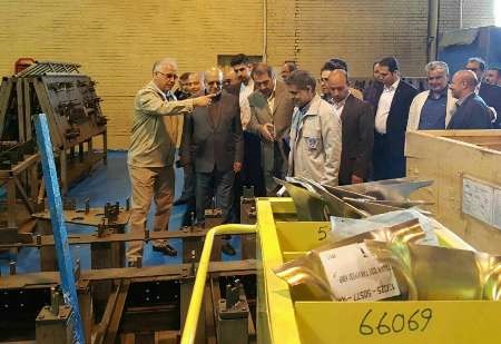 ۲ طرح شرکت عقاب افشان سمنان با حضور وزیر صنعت و معدن افتتاح و آغاز شد