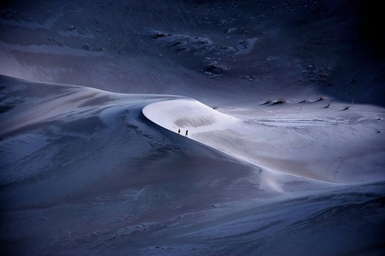 عکس | تپه‌ شن‌های روان «دره مرگ» در عکس روز نشنال جئوگرافیک