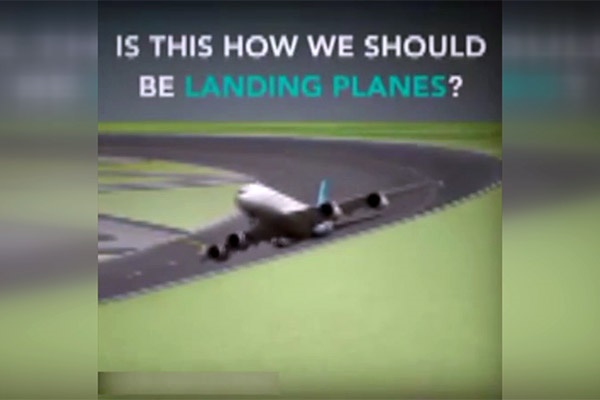 فیلم | طرح باند فرودگاه دایره‌‌ای شکل در هلند