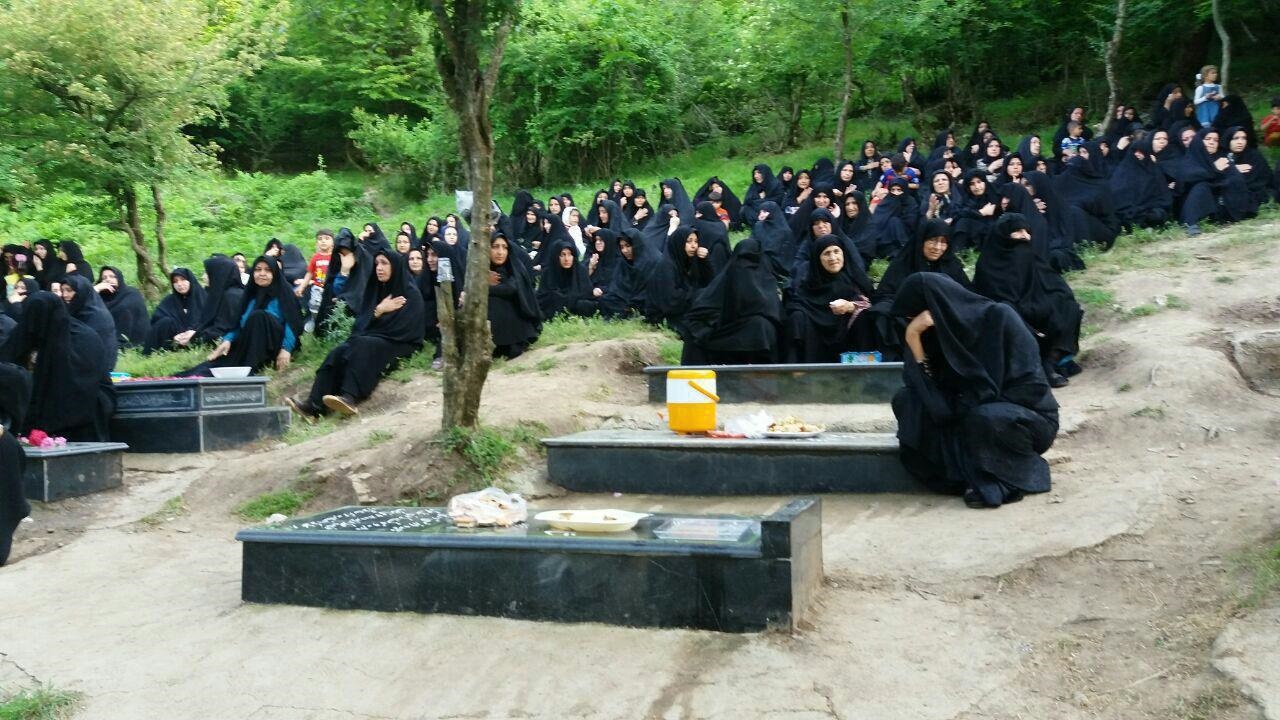 عکس | برگزاری مراسم هفتمین روز درگذشت معدن‌چیان در آزادشهر