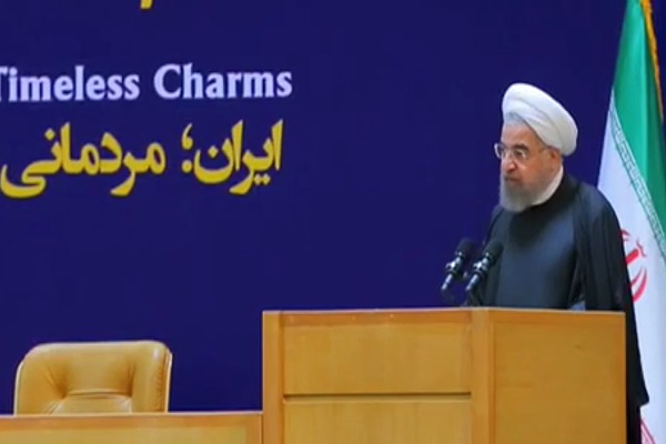 فیلم | روحانی: امروز روز همسایگی است | با برجام سفره‌مان را برای گردشگران خارجی باز کردیم