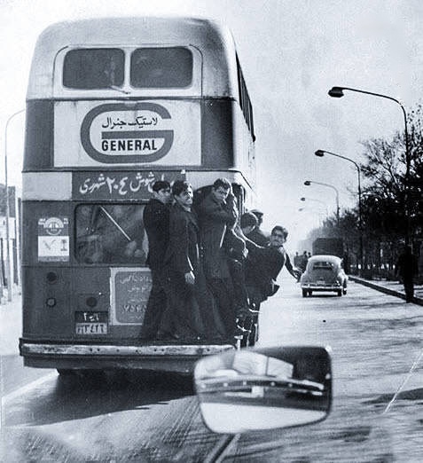 عکس |  اتوبوس شرکت واحد در دهه ۴۰