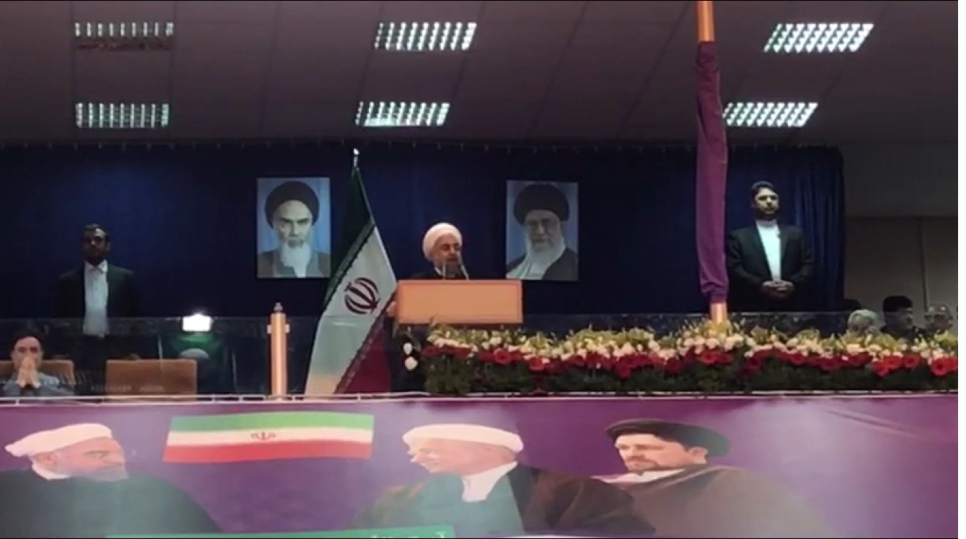 فیلم | روحانی در زنجان: چرا دروغ می‌گویید؟ شرمتان کجا رفته؟
